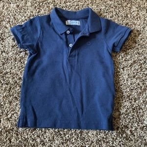 Navy blue collared shirt